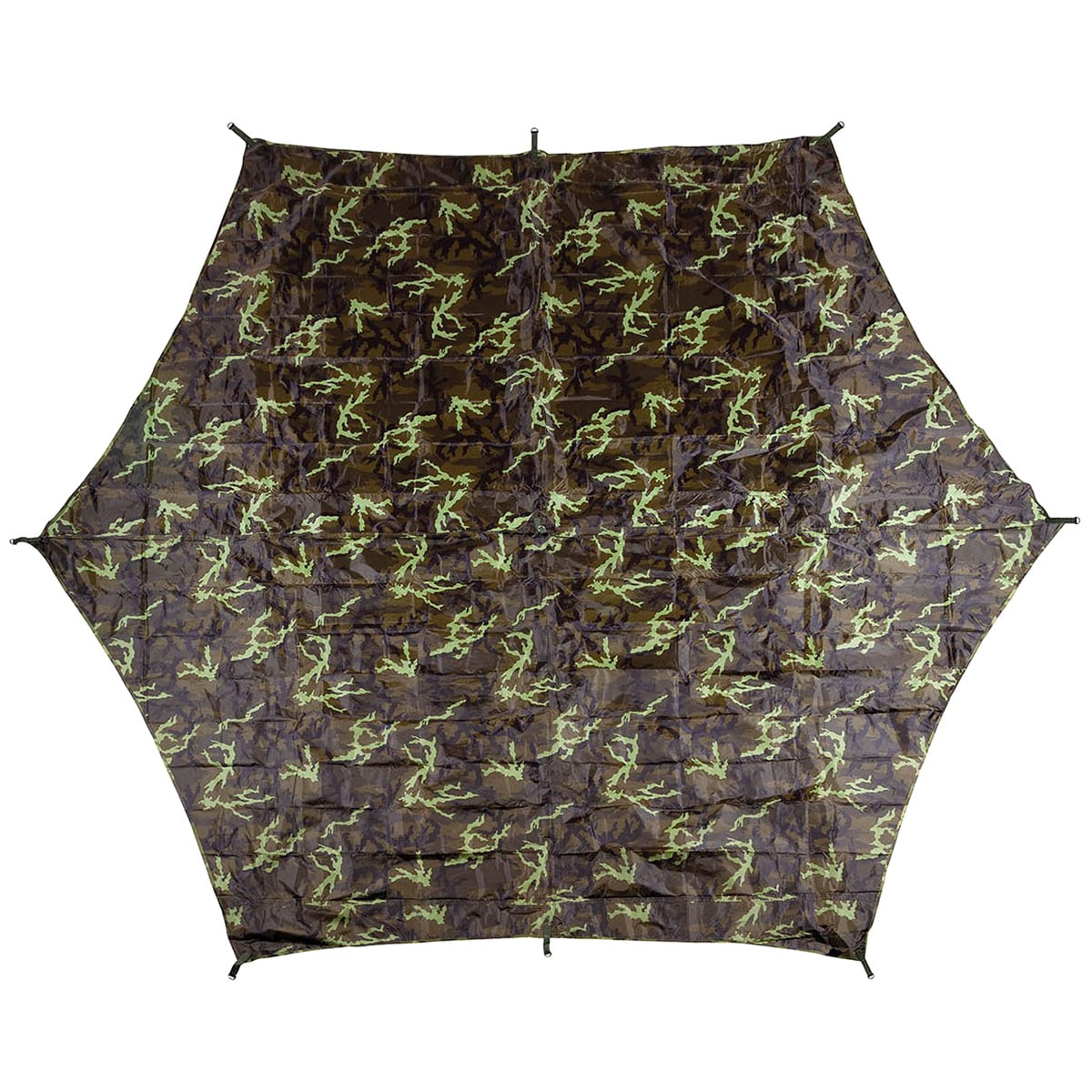 MFH Hexagon-Tarp Camping Tarp 340x310 cm - M 95 CZ