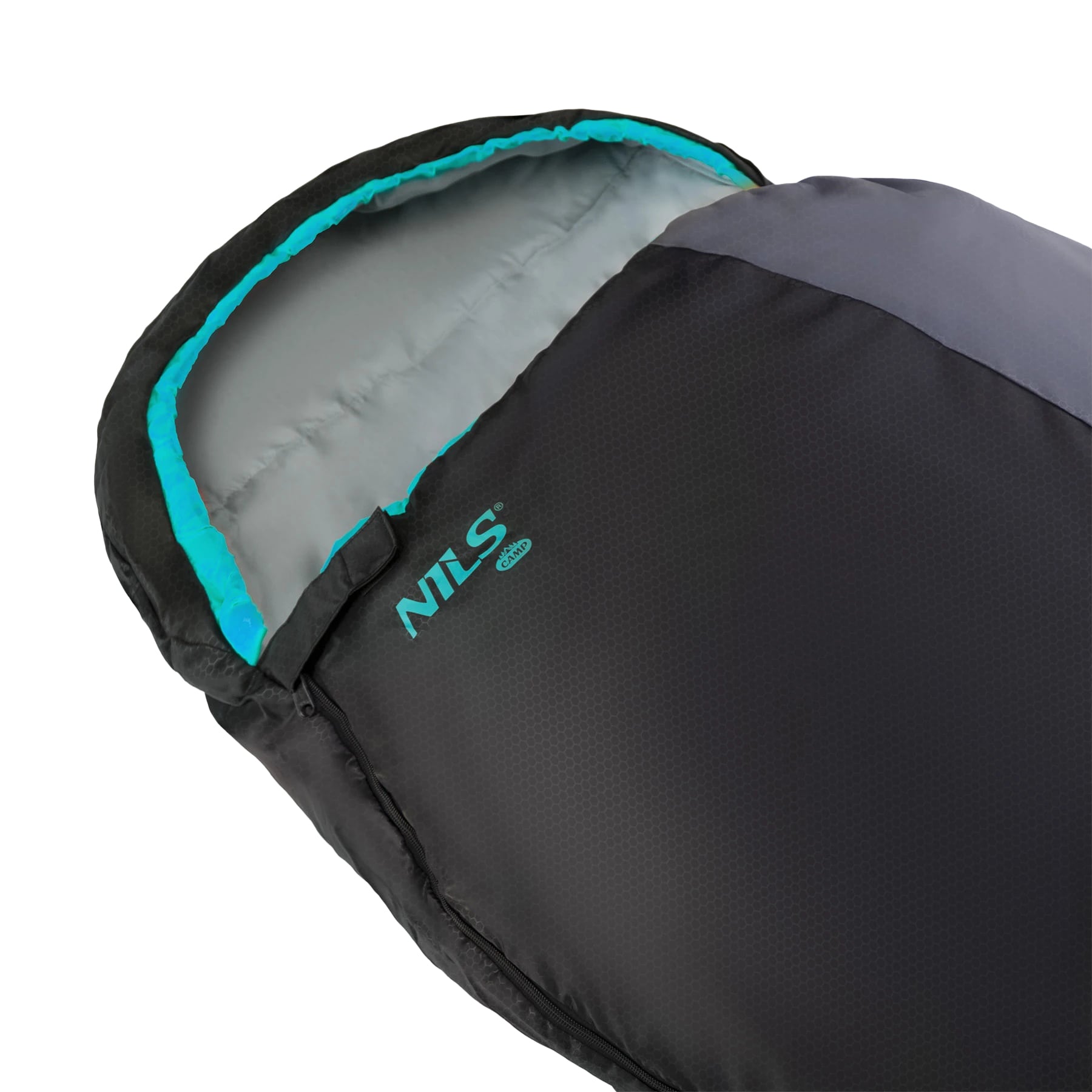 Nils Camp Ultra Light Sleeping Bag - Black-Mint