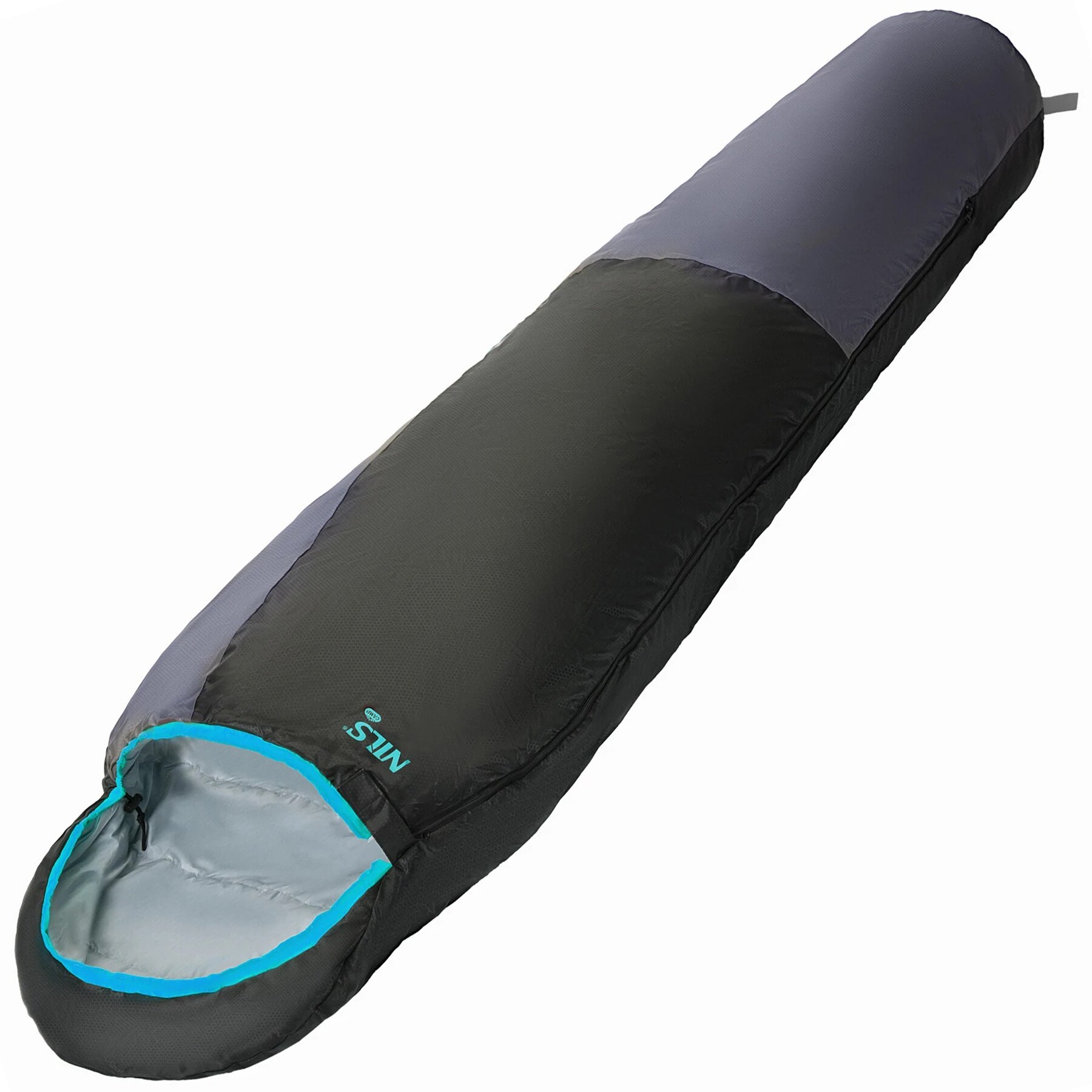 Nils Camp Ultra Light Sleeping Bag - Black-Mint