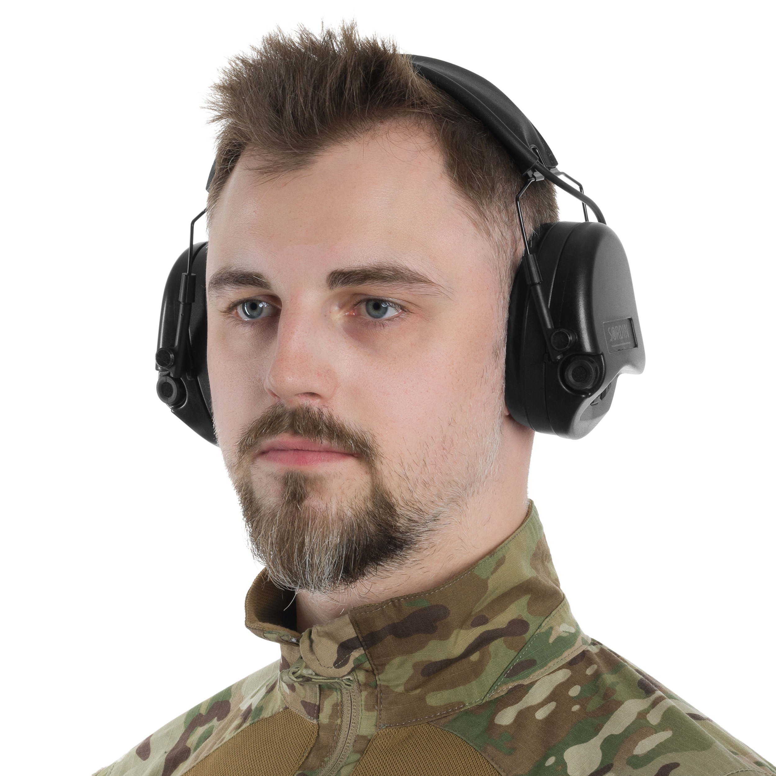 Sordin Supreme MIL AUX SFA Active Hearing Protectors - Black