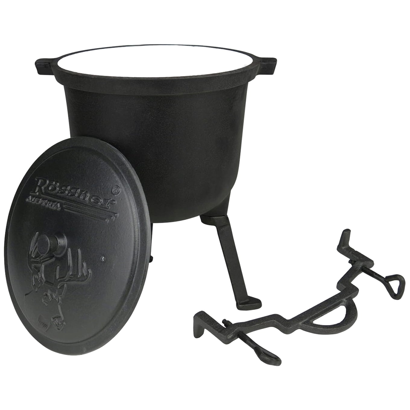 Rossner Enameled Cast Iron Cauldron 2in1 5 l