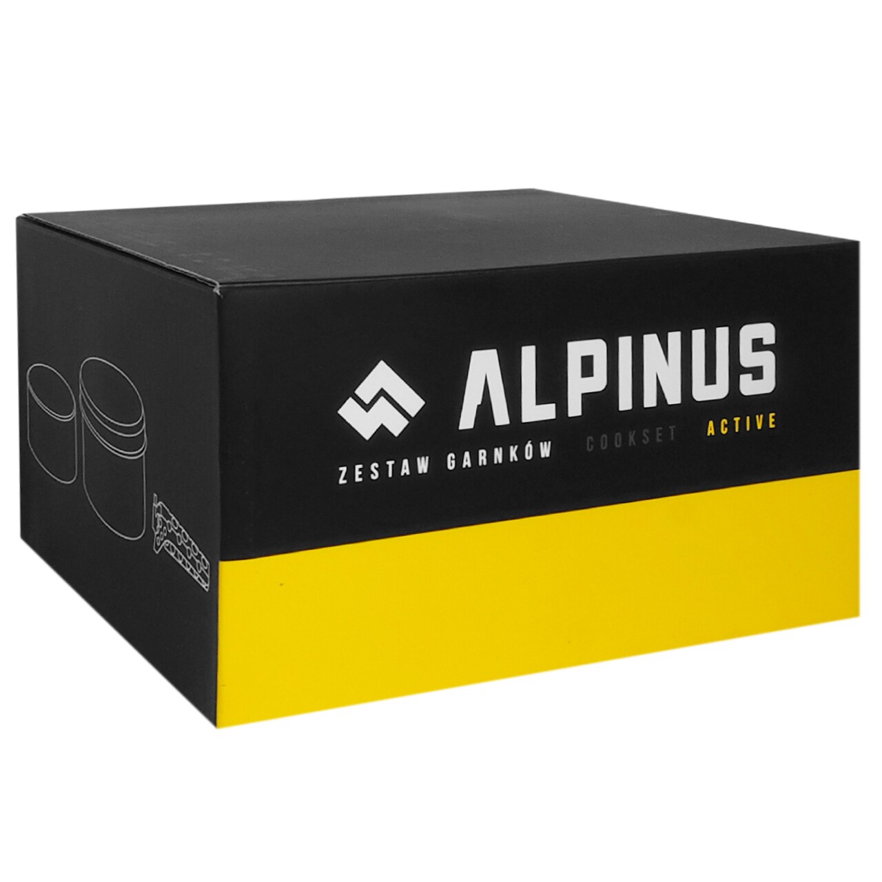 Alpinus Yucatan 3-Part Steel Mess Tin