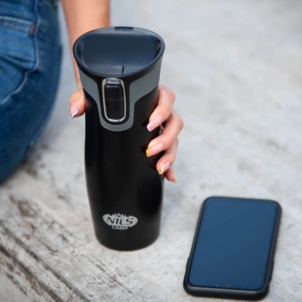 Nils Camp NCC03 Thermal Mug - Black