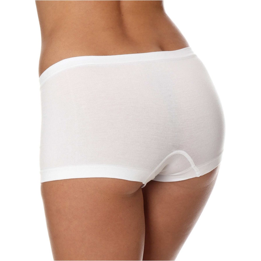 Brubeck Comfort Cotton Women's Thermoactive Boxer Shorts - White