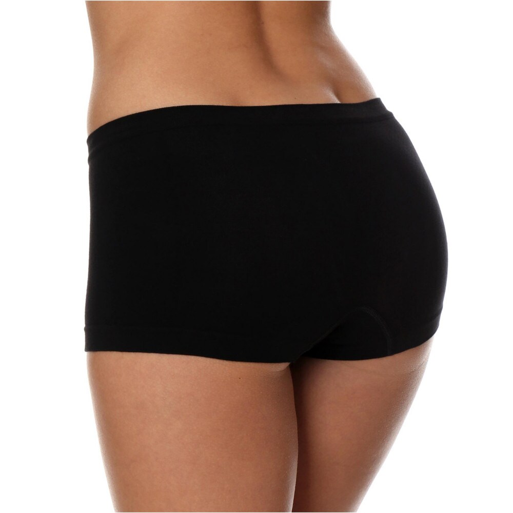 Brubeck Comfort Cotton Women's Thermoactive Boxer Shorts - Black