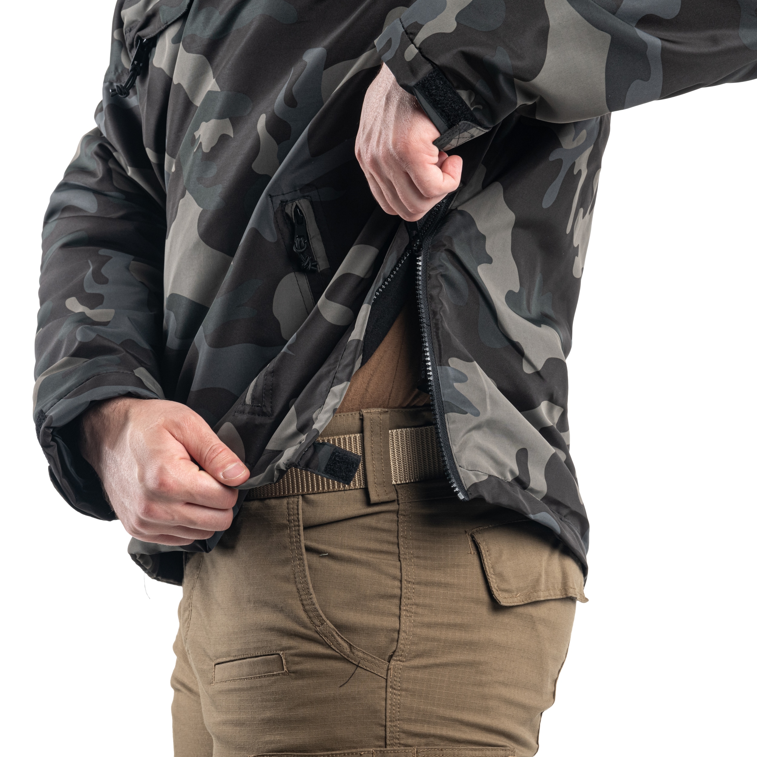 Brandit Windbreaker Jacket - Dark Camo
