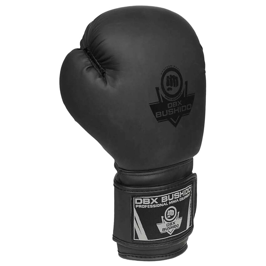 DBX Bushido Black Master B-2V12 Boxing Gloves - Black/Gray