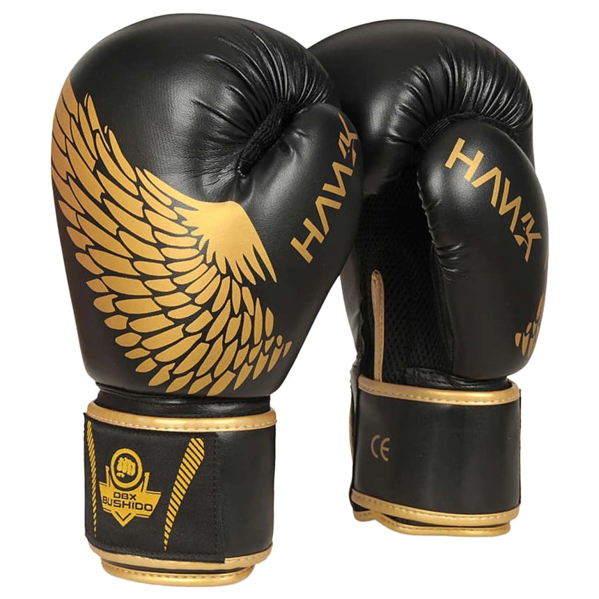 DBX Bushido Hawk B-2V17 Boxing Gloves - Black