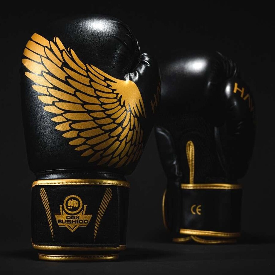 DBX Bushido Hawk B-2V17 Boxing Gloves - Black