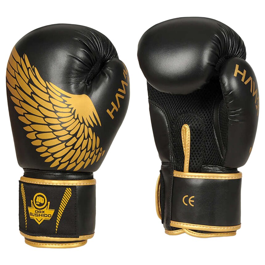 DBX Bushido Hawk B-2V17 Boxing Gloves - Black