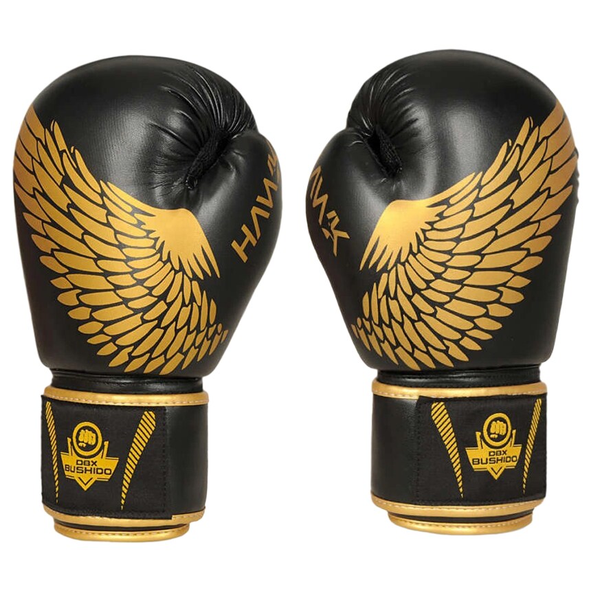 DBX Bushido Hawk B-2V17 Boxing Gloves - Black