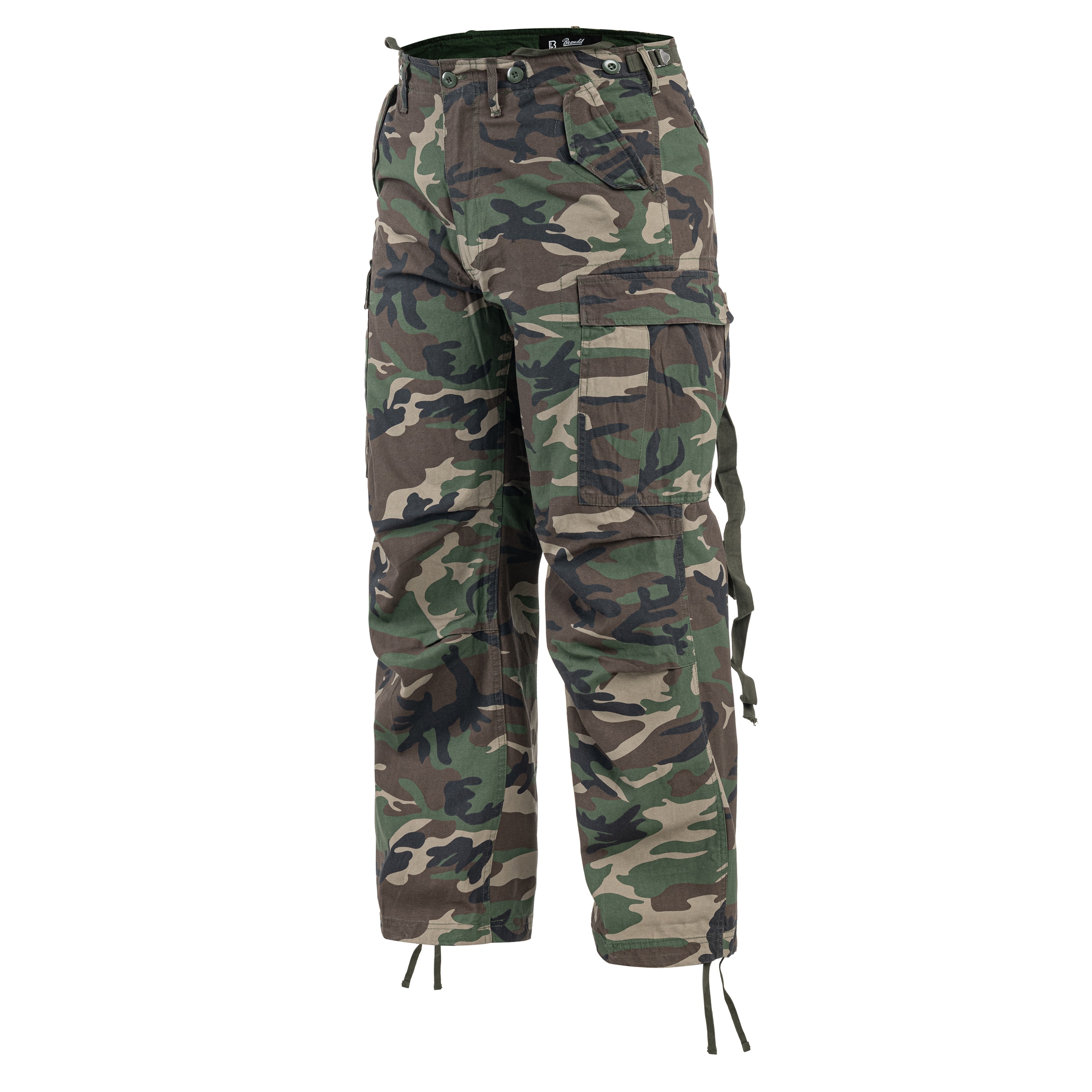 Brandit M65 Vintage Combat Pants - Woodland