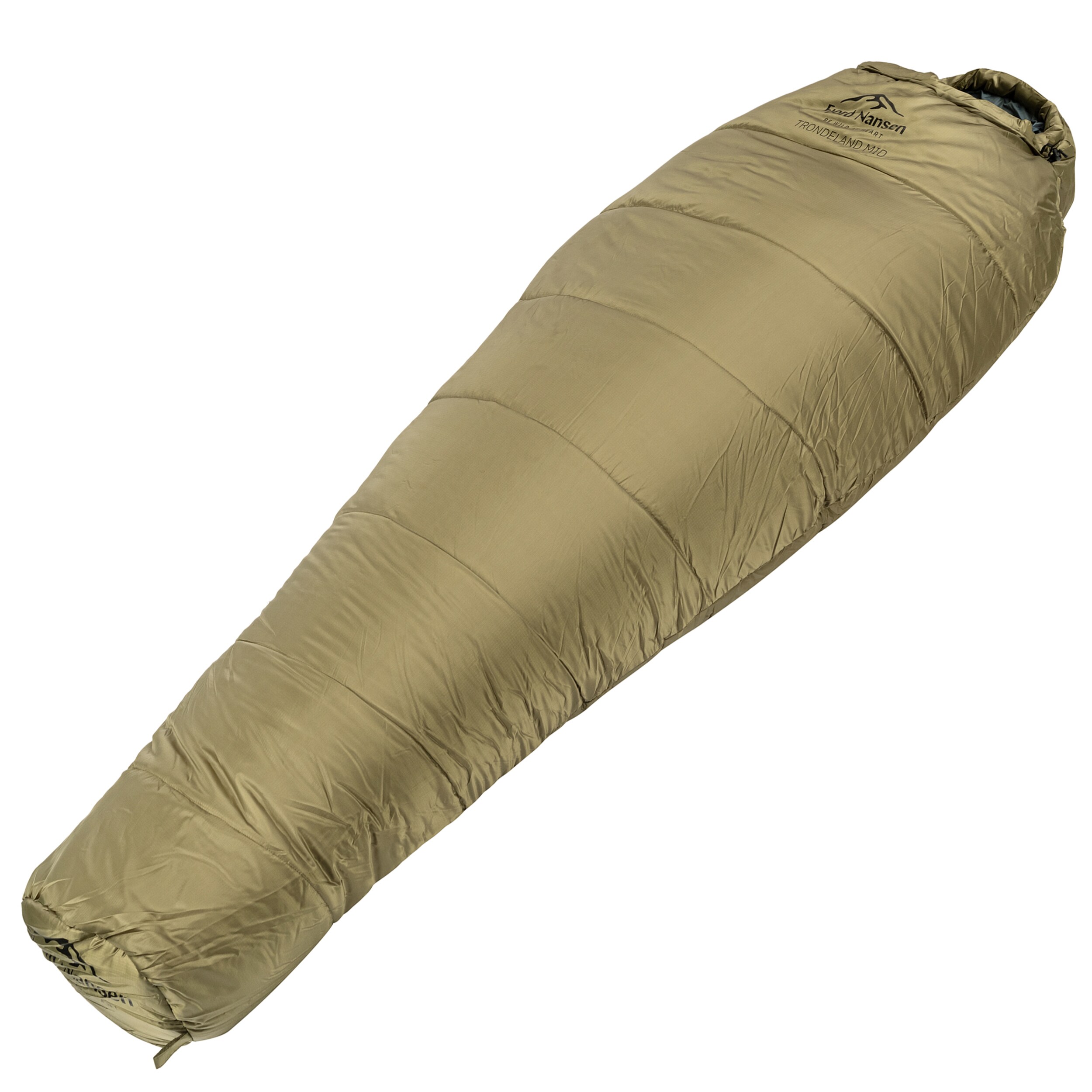 Fjord Nansen Trondeland MID 2000 g Olive Drab Sleeping Bag - right