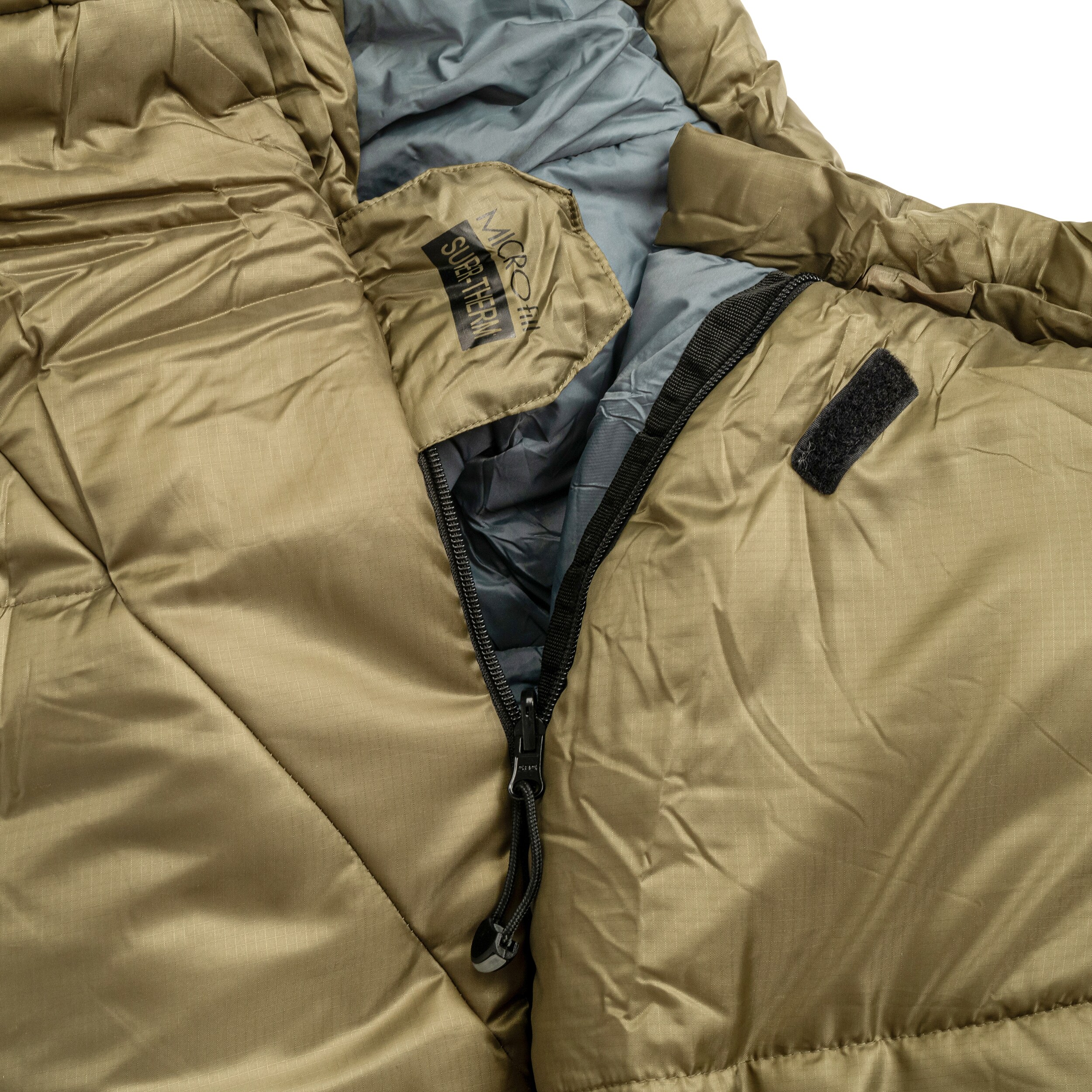 Fjord Nansen Trondeland MID 2000 g Olive Drab Sleeping Bag - right