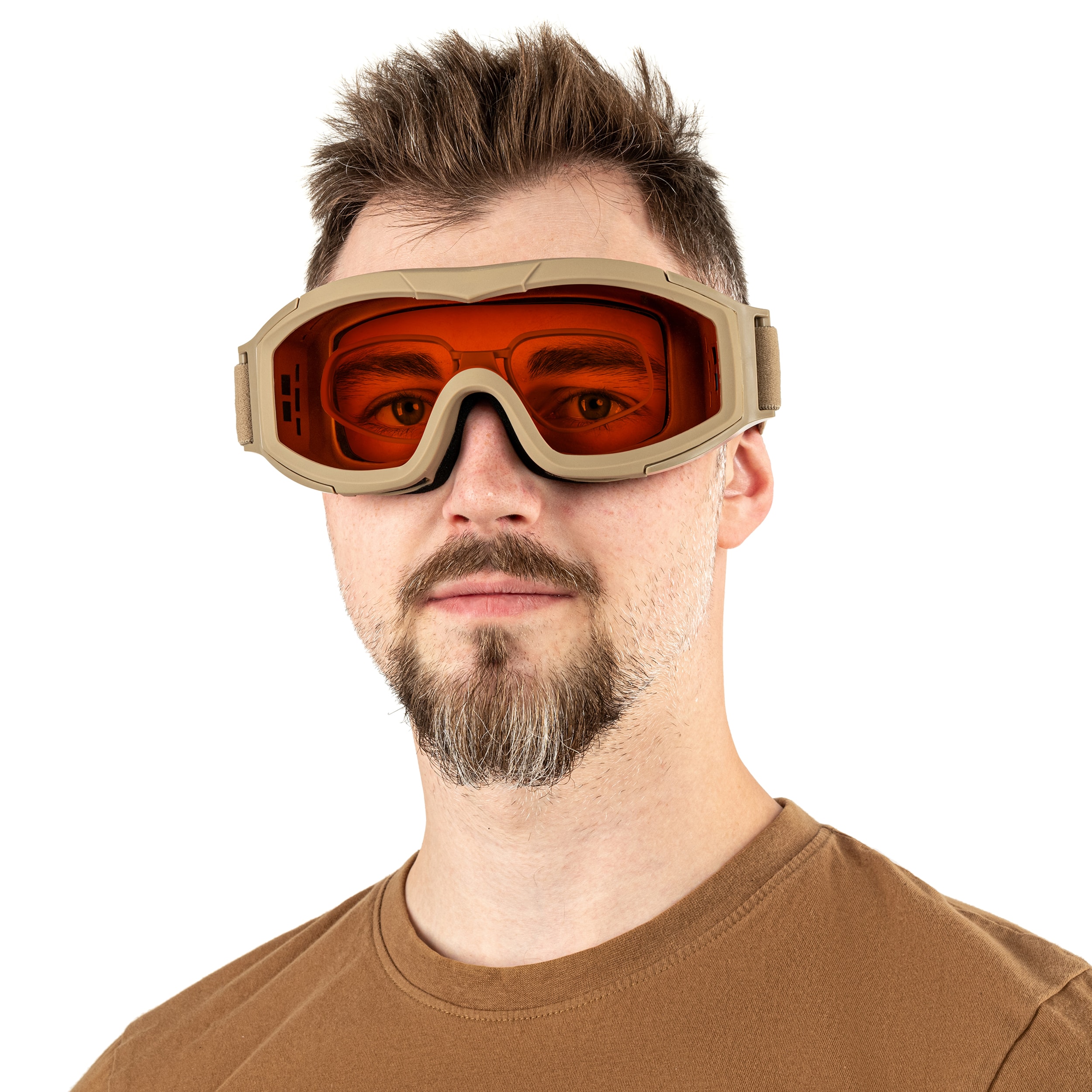 Swiss Eye F-Tac Tactical Goggles - Coyote