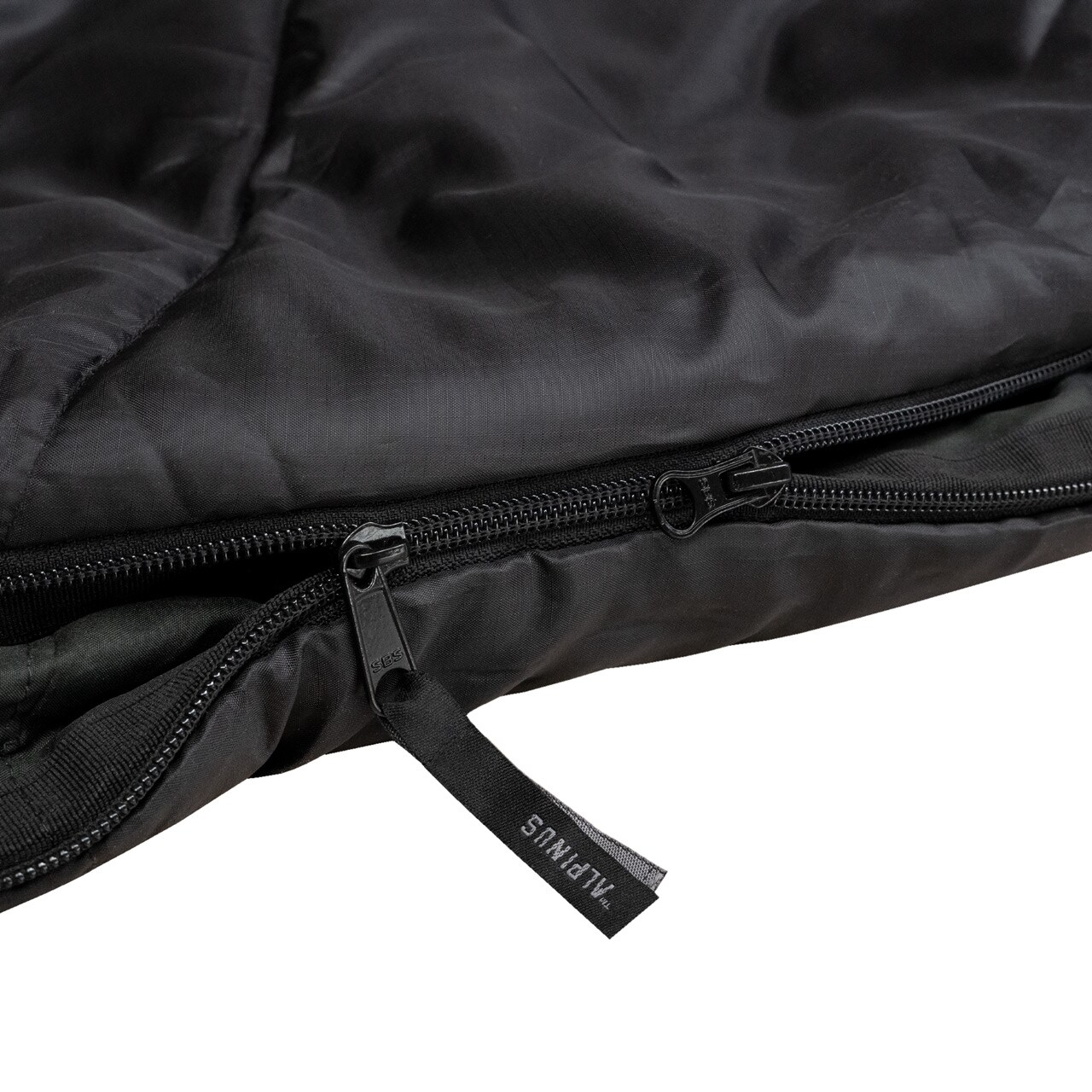 Alpinus Classic Sleeping Bag 1250 g Black - left