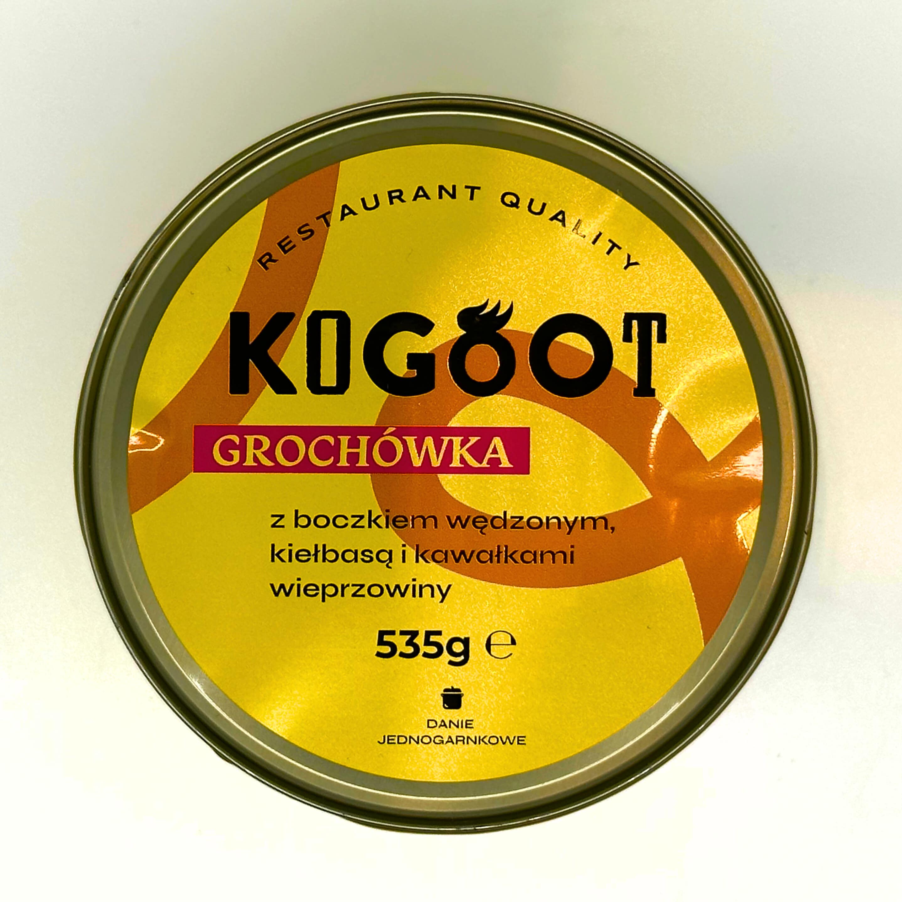 Kogoot Canned Food - Pea soup with smoked bacon, sausage and pork chunks 535 g