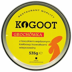 Kogoot Canned Food - Pea soup with smoked bacon, sausage and pork chunks 535 g