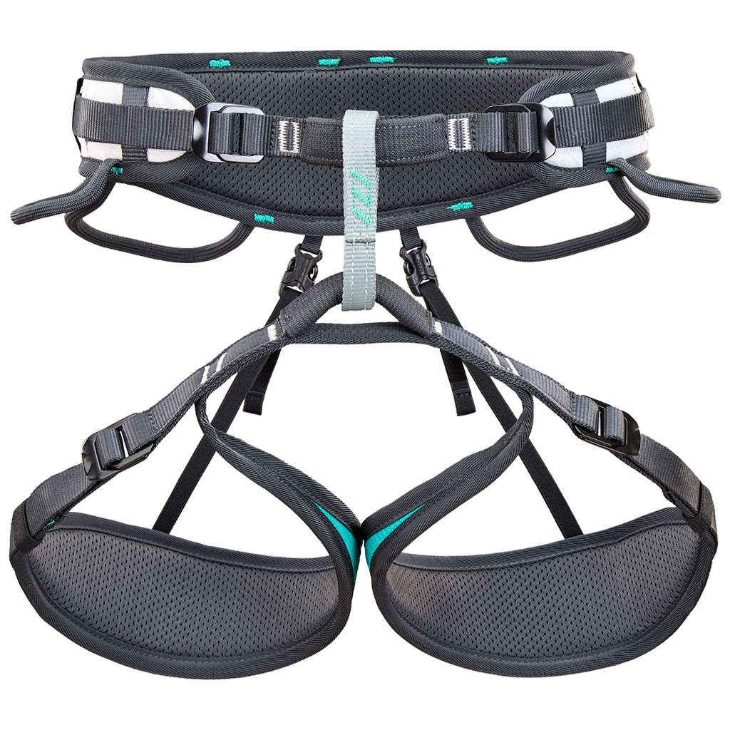 Climbing Technology Ascent climbing harness - Aquamarine/Anthracite