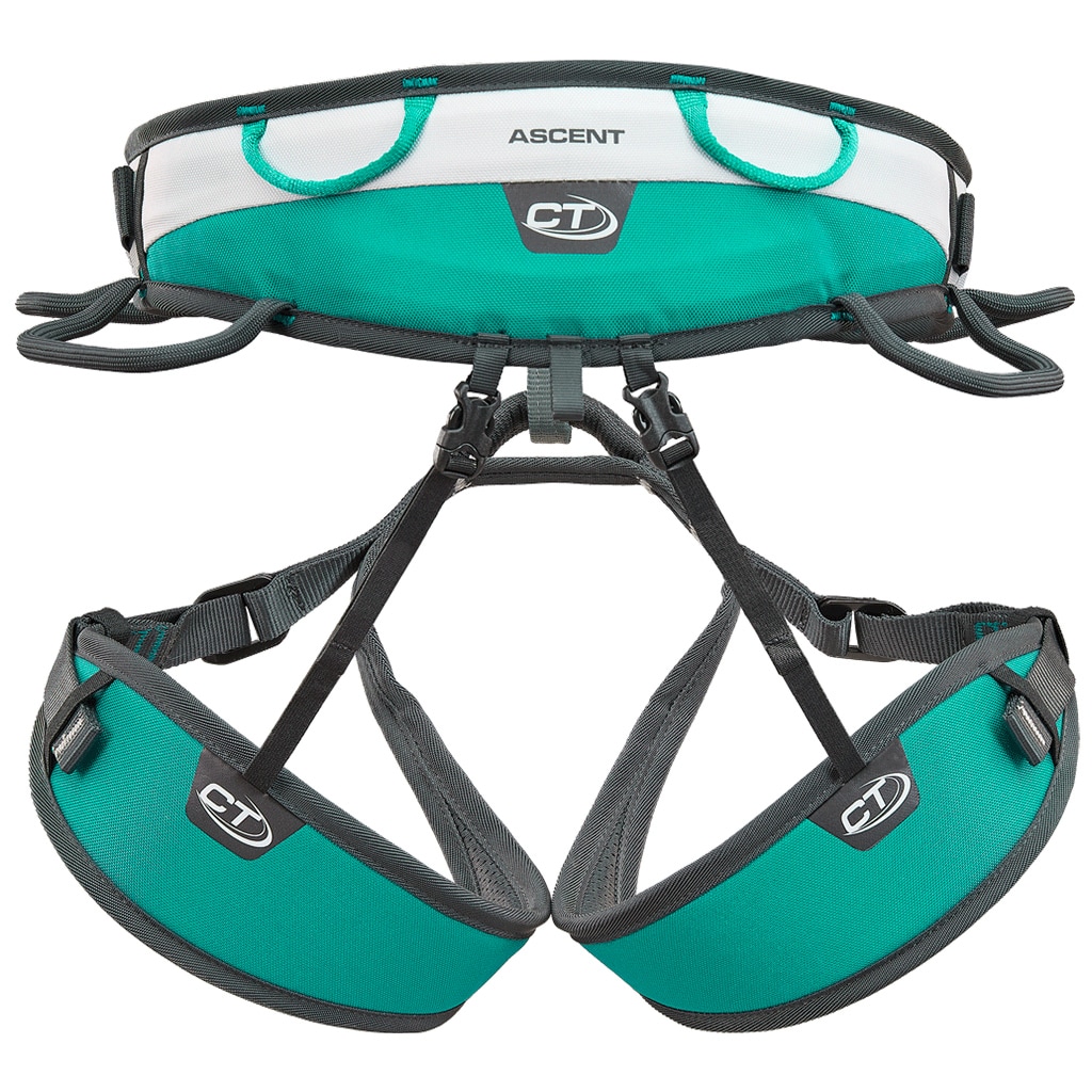 Climbing Technology Ascent climbing harness - Aquamarine/Anthracite