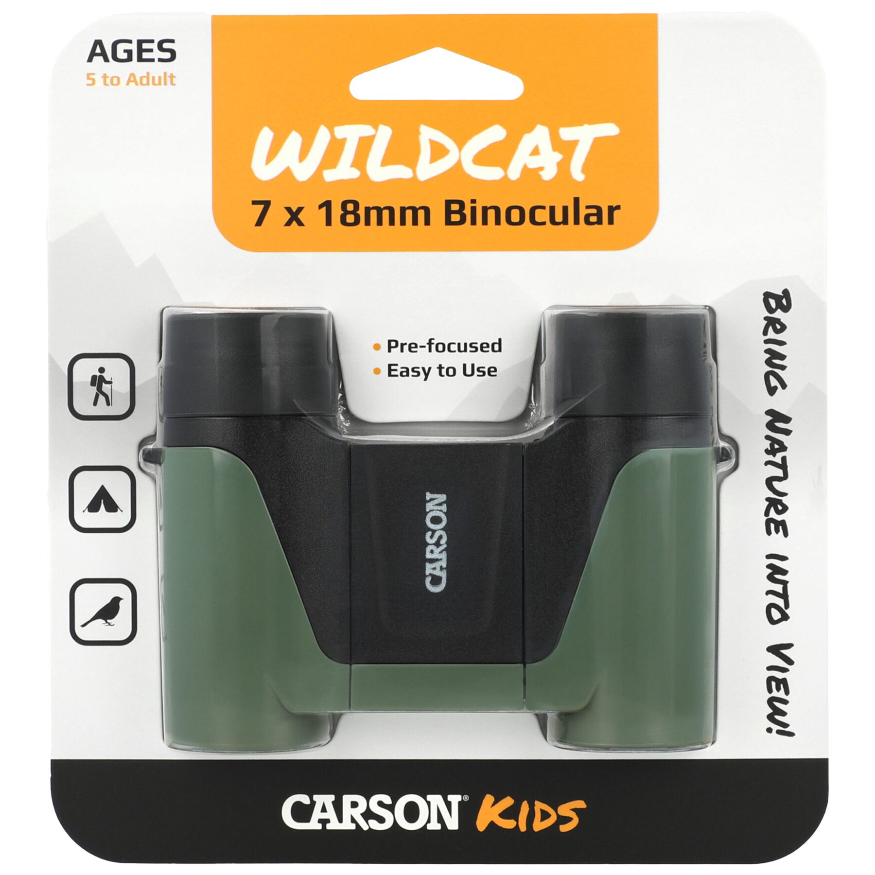 Carson Wild Cat 7x18 Binoculars