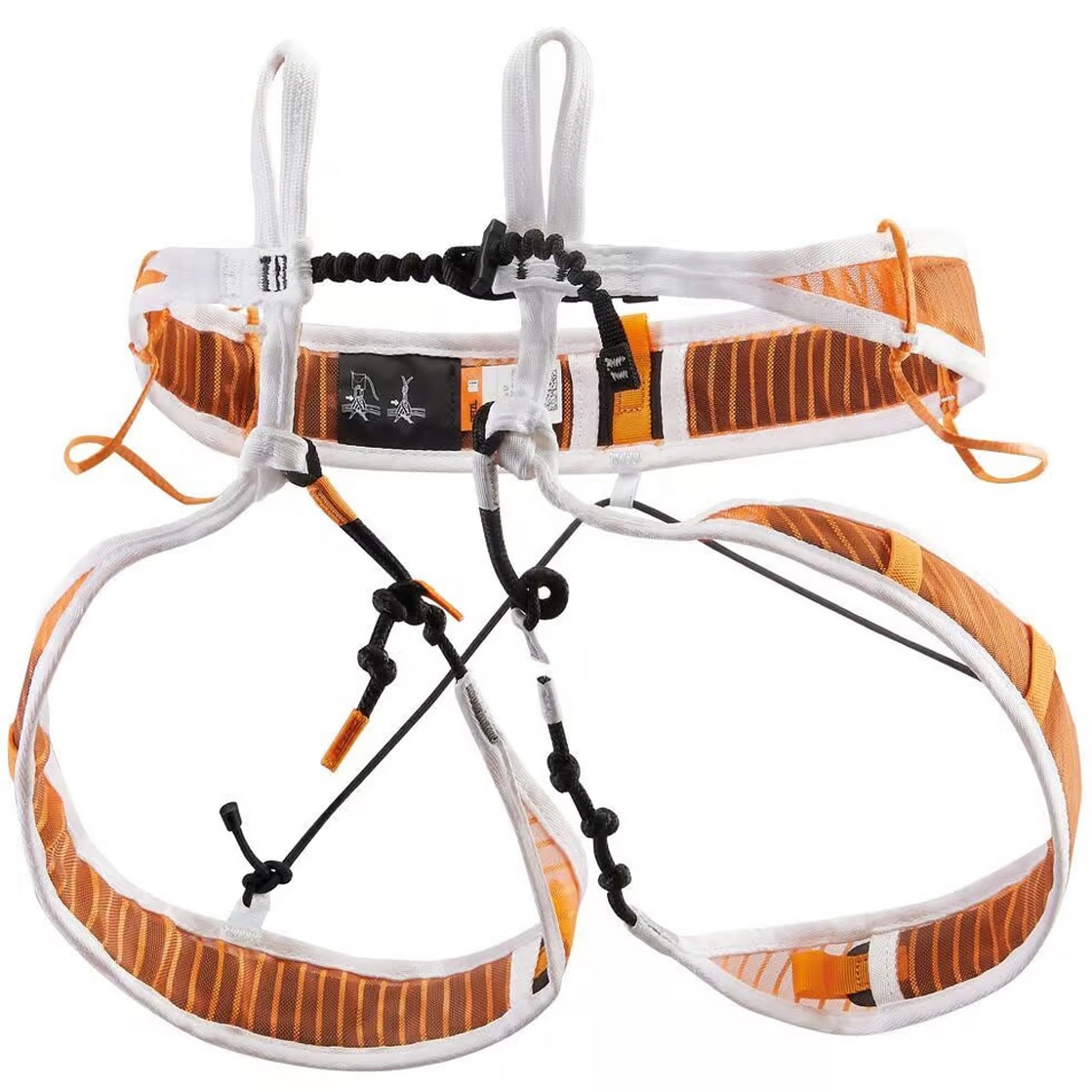 Petzl Fly Climbing Harness - Orange/White