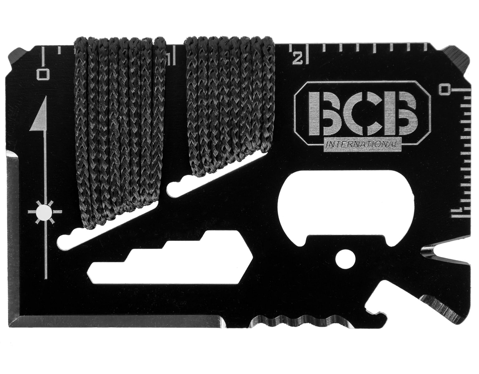 Survival card BCB Mini Work Tool Black