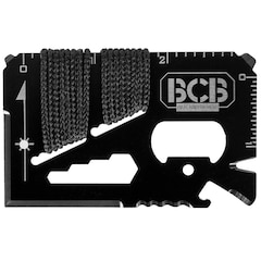 Survival card BCB Mini Work Tool Black