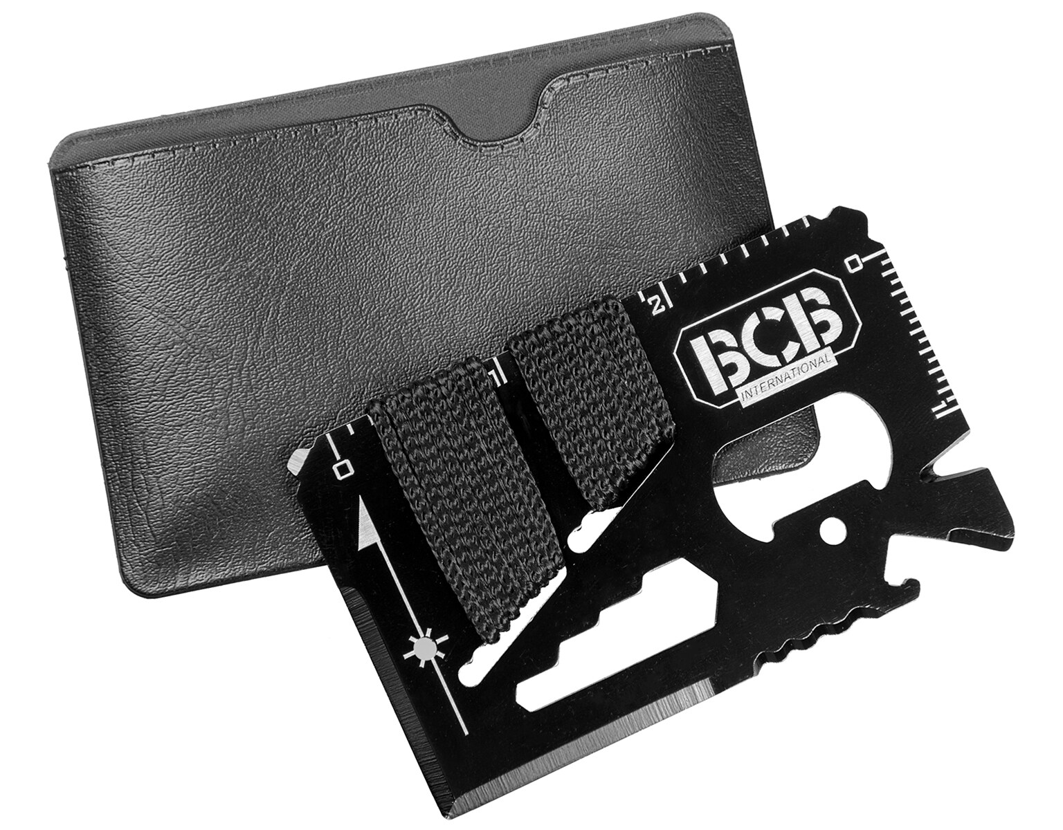 Survival card BCB Mini Work Tool Black