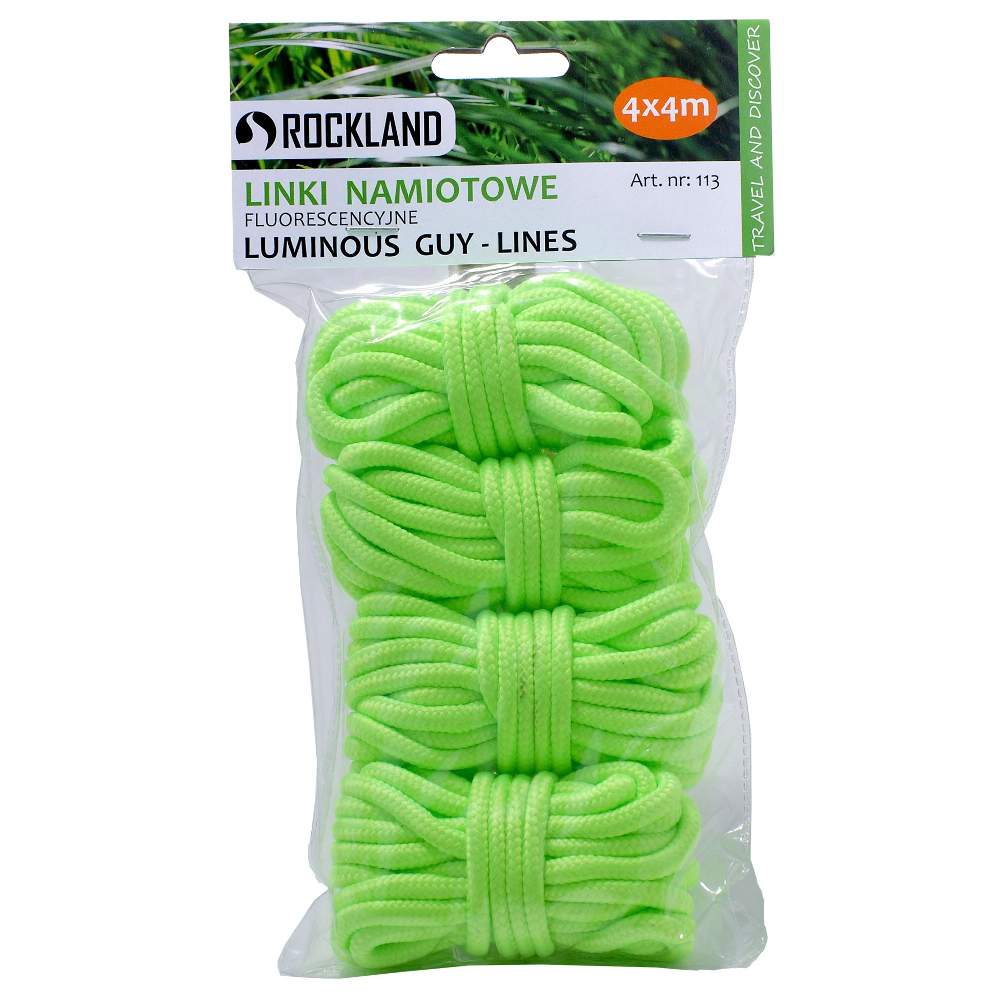 Rockland Fluorescent Tent Cords