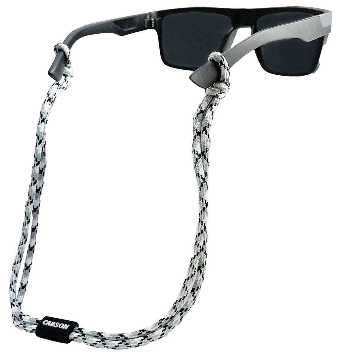 Carson eyeglass strap - White / Gray / Black