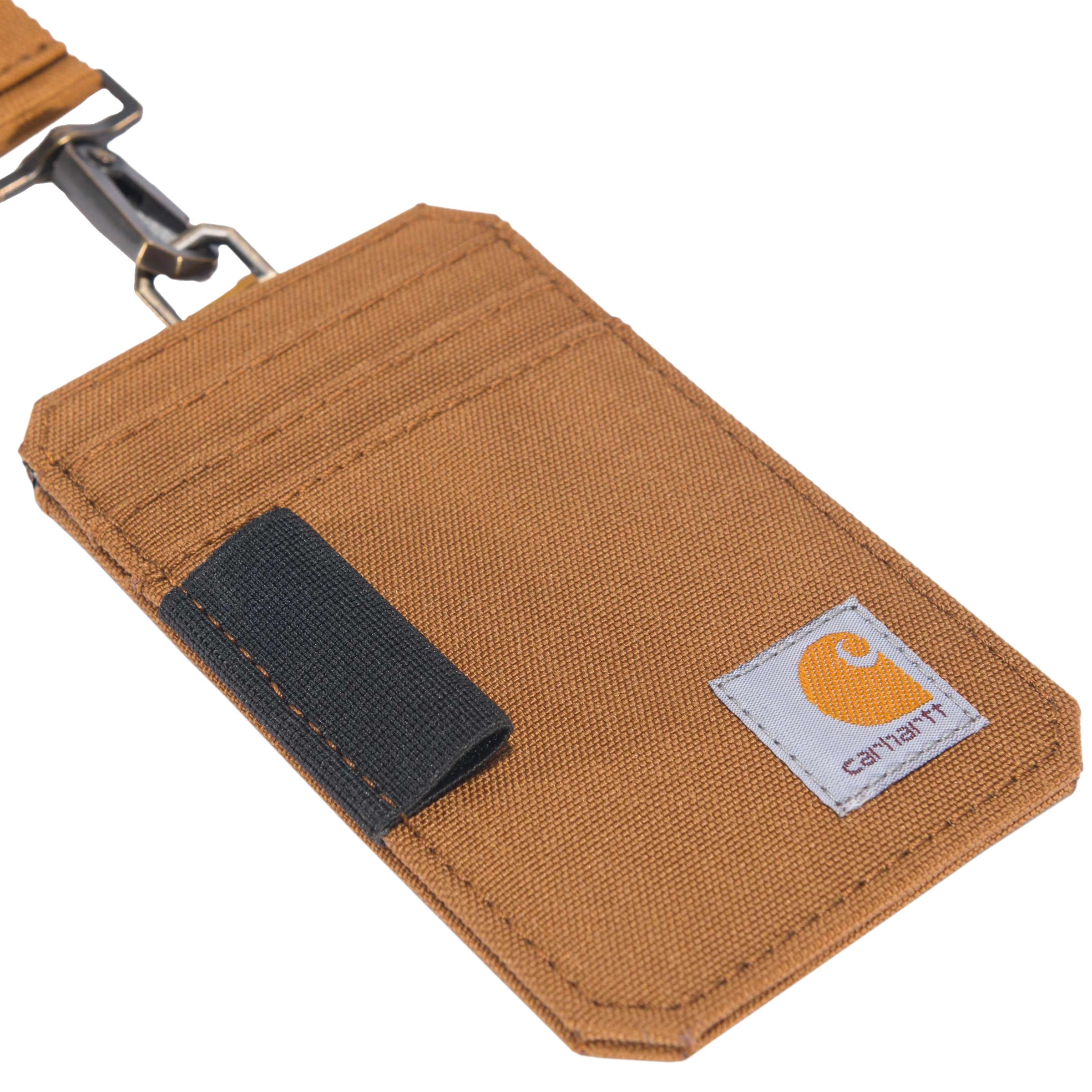 Carhartt Nylon Duck ID Holder and Landyard - Carhartt Brown