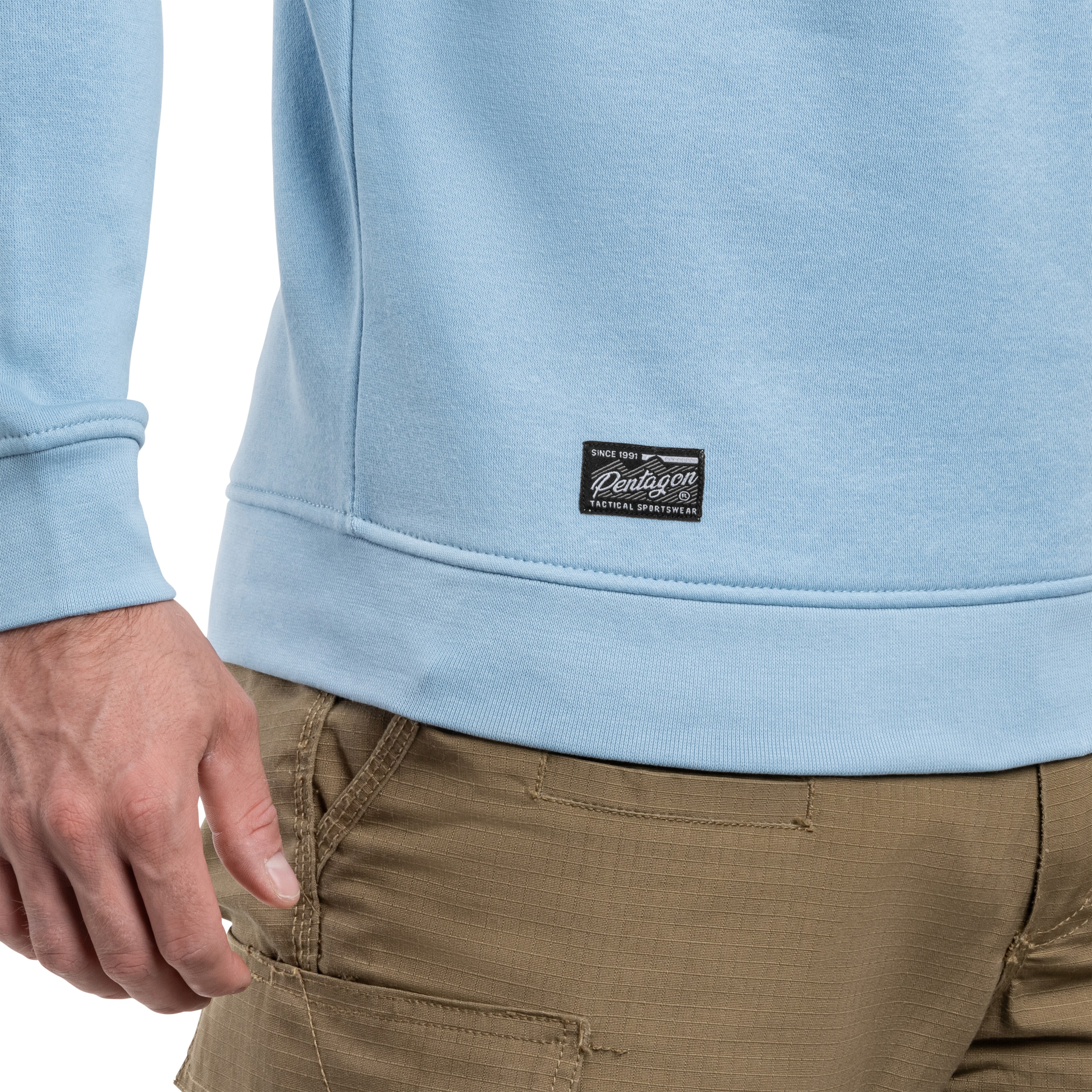 Pentagon Hawk Blank Sweater Lagoon Blue