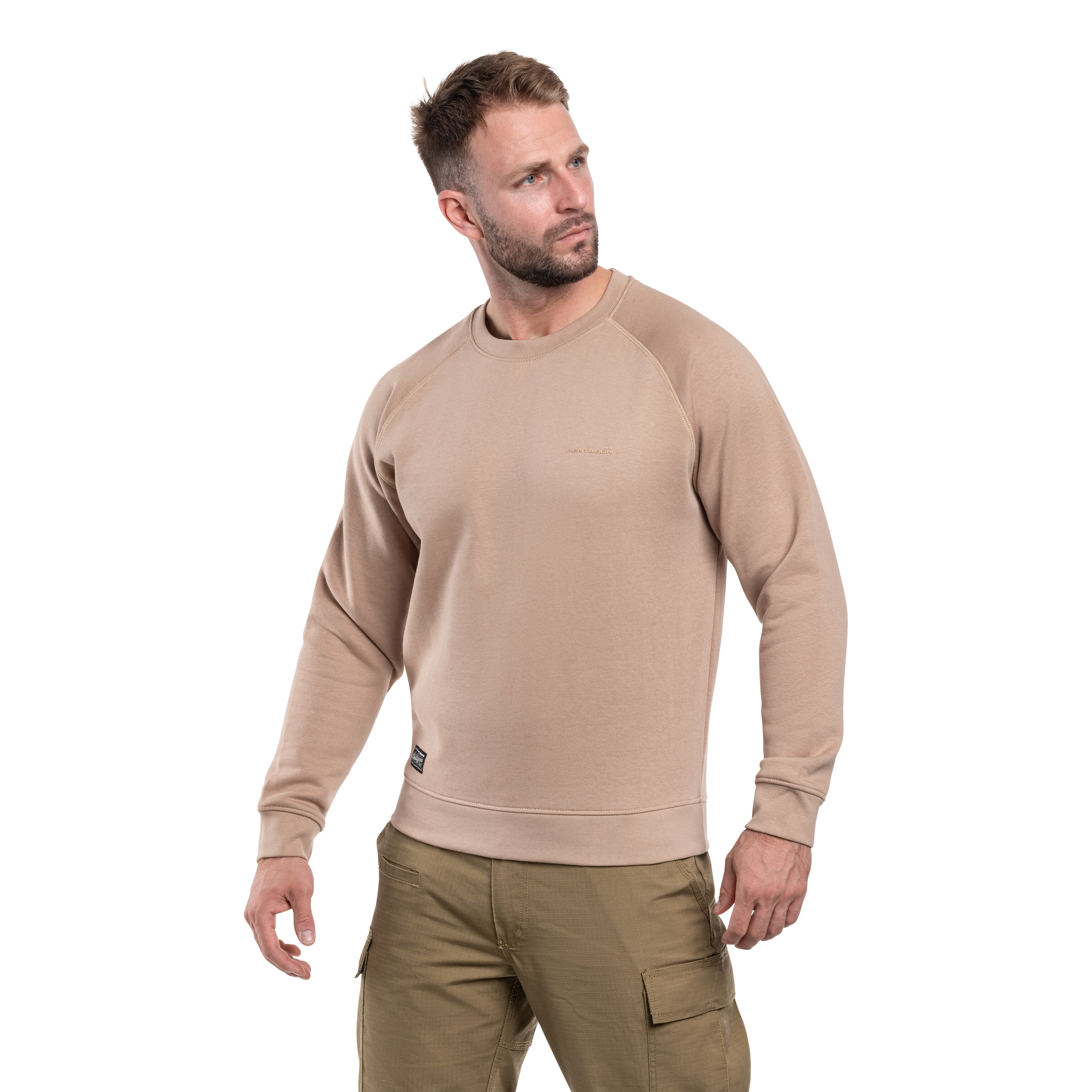 Pentagon Hawk Blank Sweater Tan Brown