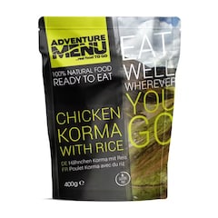 Adventure Menu Ready-made dish Chicken korma with rice 400 g