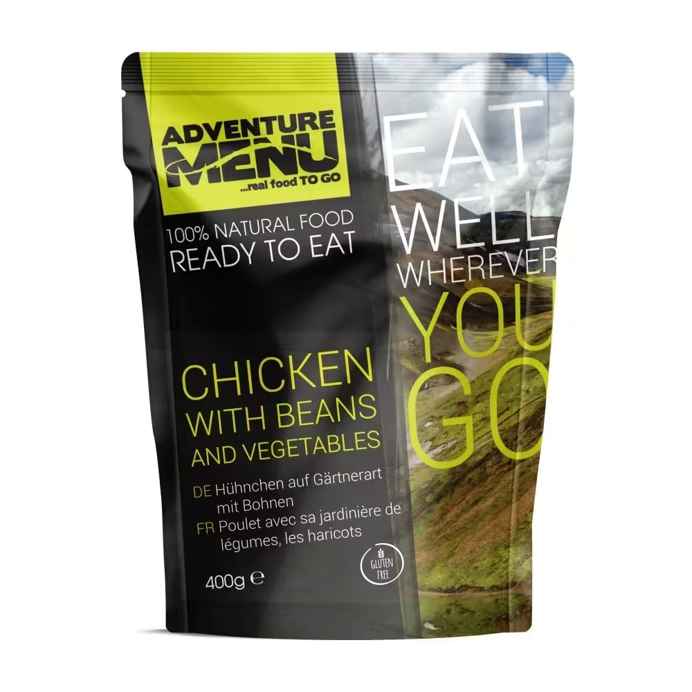 Adventure Menu Ready-made dish Chicken with beans and vegetables 400 g