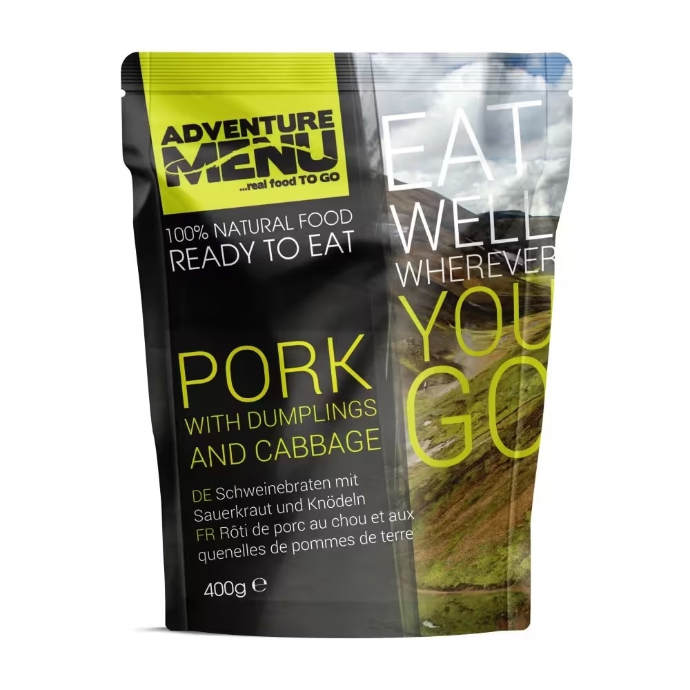 Adventure Menu Ready-made dish Roast pork with dumplings and cabbage 400 g