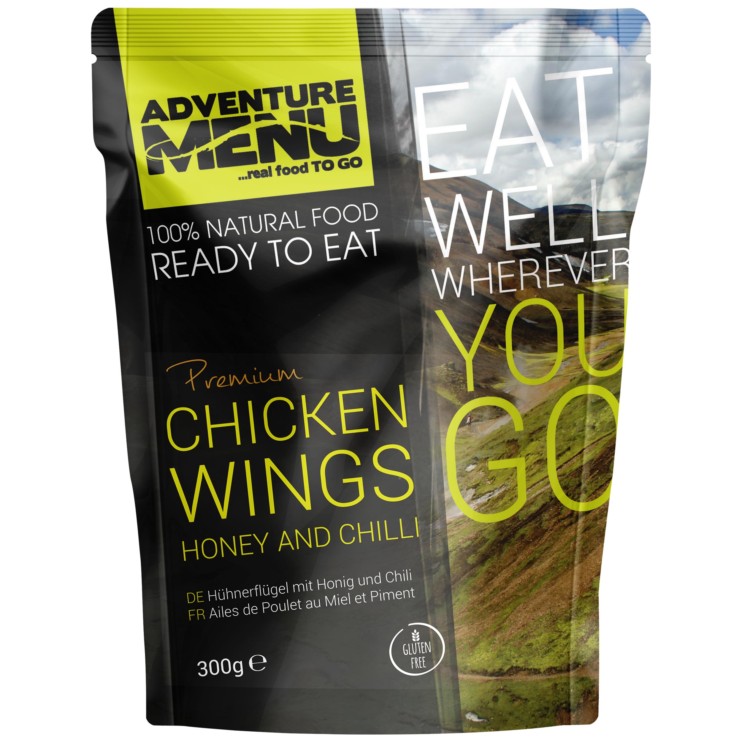 Adventure Menu Ready-made dish premium Chicken wings in honey and chilli 300 g