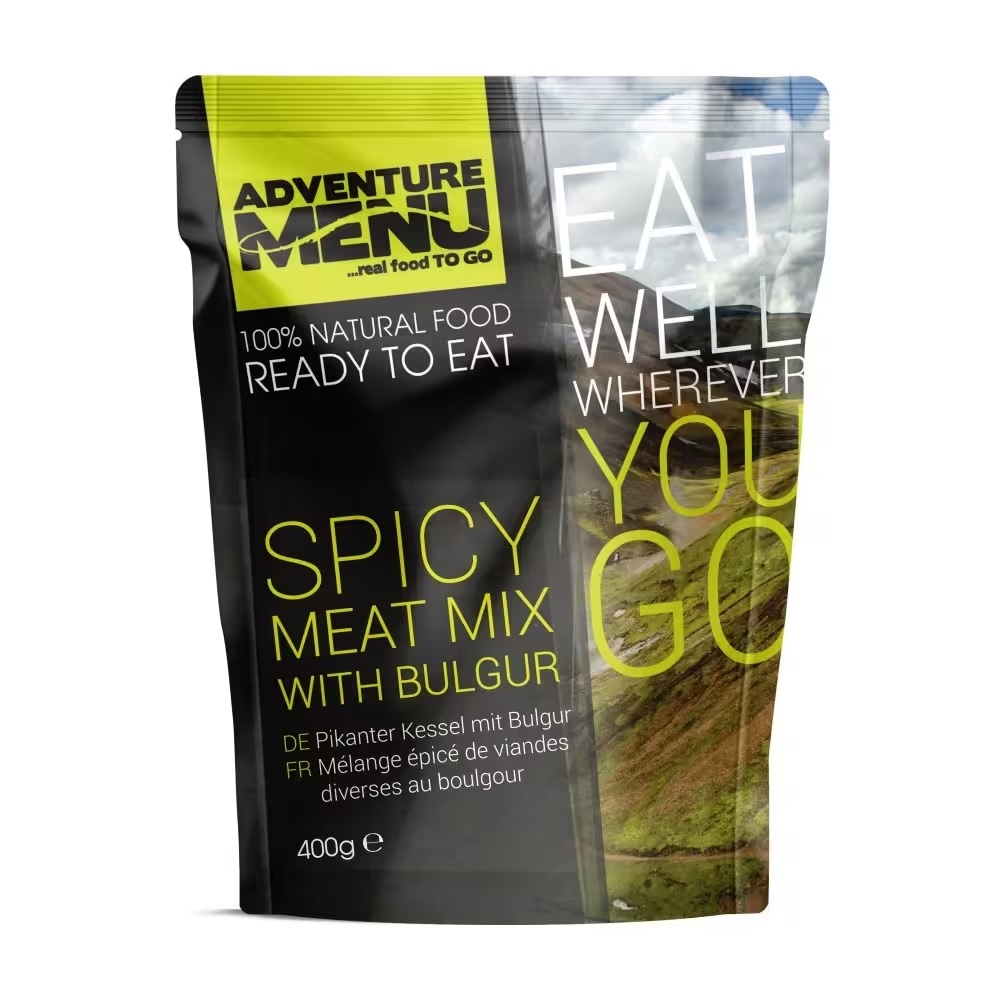 Adventure Menu Ready-made dish Spicy meat mix with bulgur 400 g