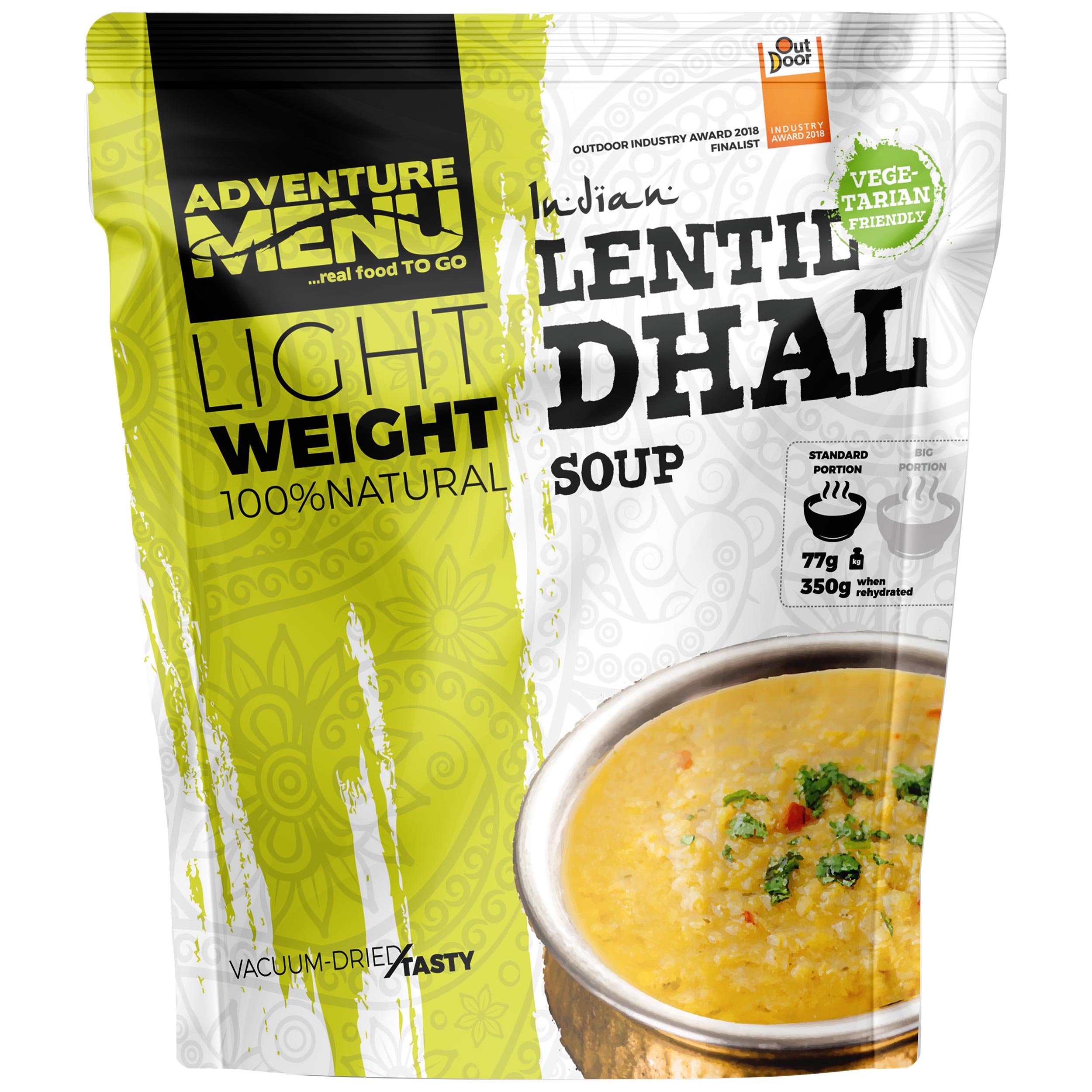 Adventure Menu Freeze-dried food lentil dhal - 350 g