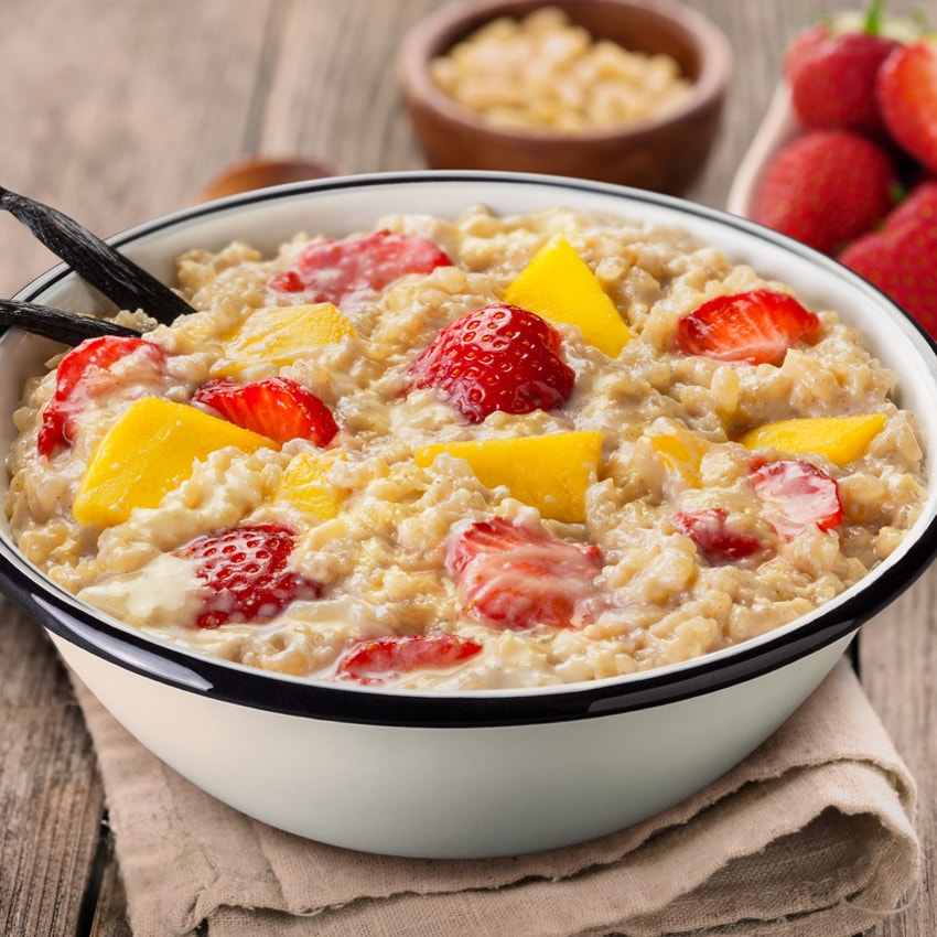 Adventure Menu Freeze-dried food rice porridge with strawberries, mango and vanilla - 300 g