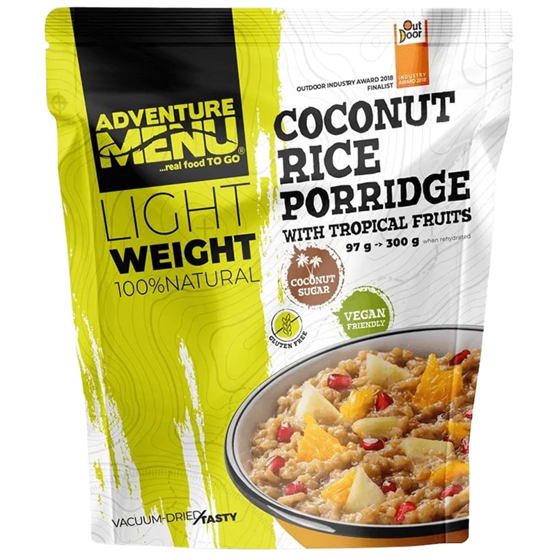 Adventure Menu Freeze-dried food coconut rice porridge with tropical fruit - 300 g