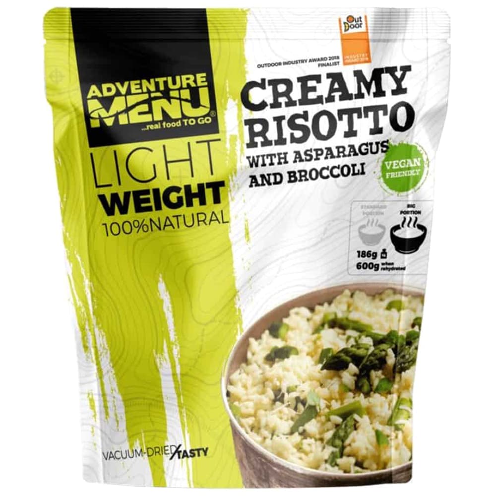 Adventure Menu Freeze-dried food creamy risotto with asparagus and broccoli 600 g