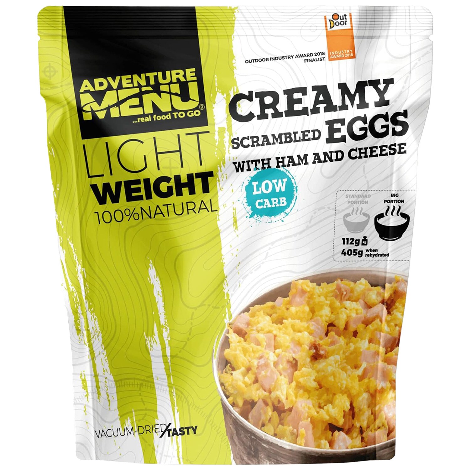 Adventure Menu Freeze-dried food scrambled eggs with ham and cheese - 405 g