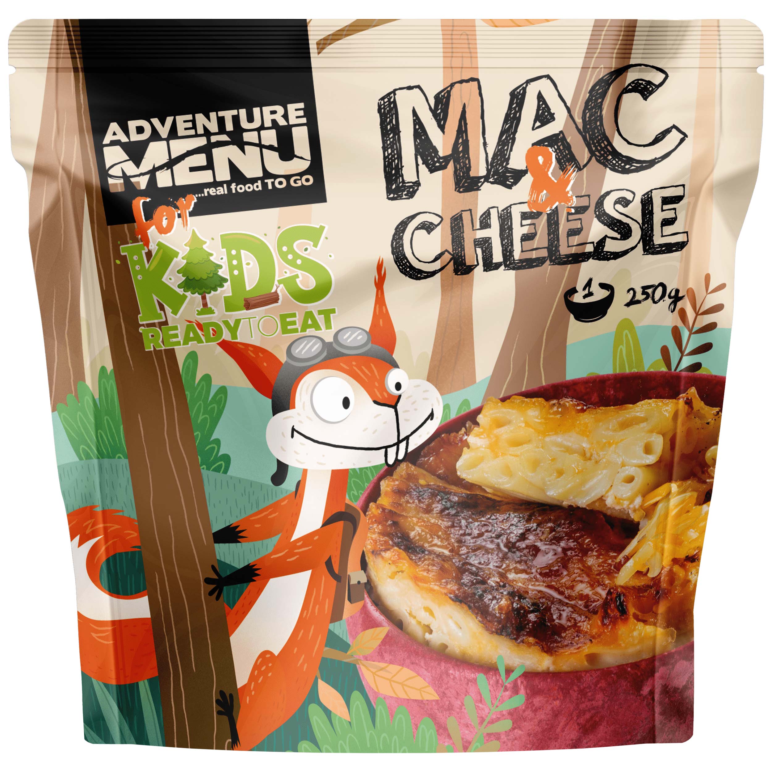 Adventure Menu Kids Ready-to-Eat Mac & Cheese 250 g