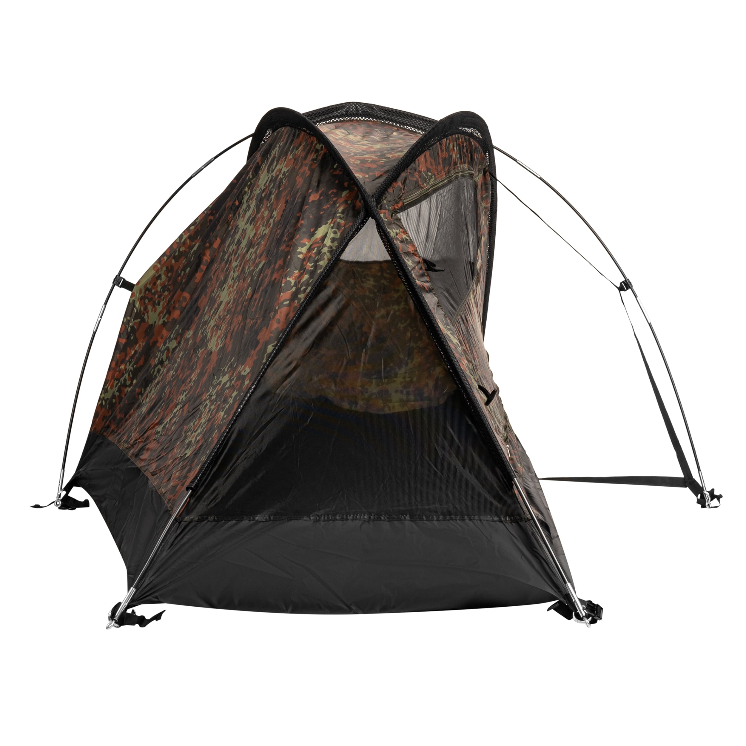 1-person tent mink Mil-Tec Recom - Flecktarn