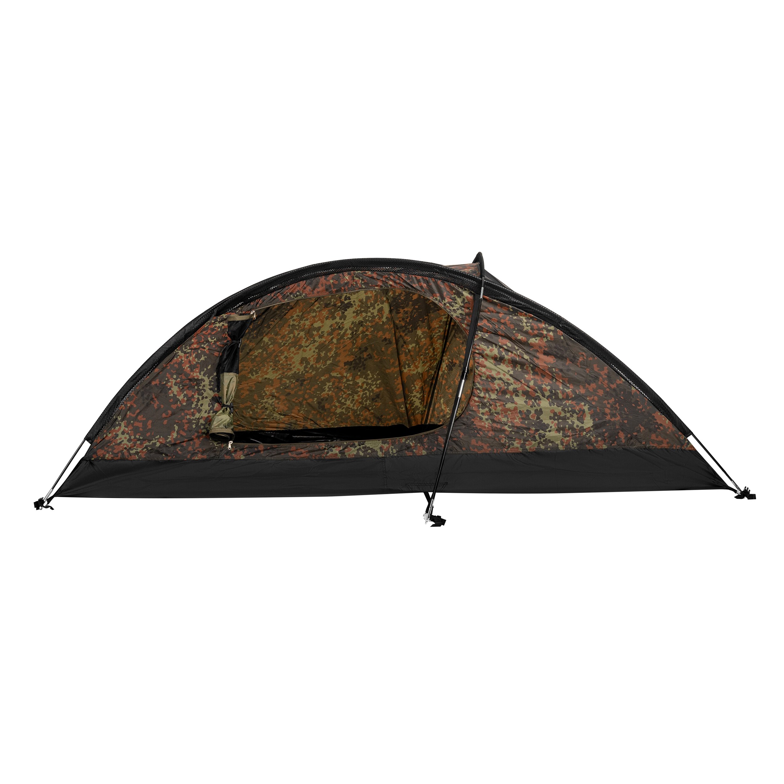 1-person tent mink Mil-Tec Recom - Flecktarn