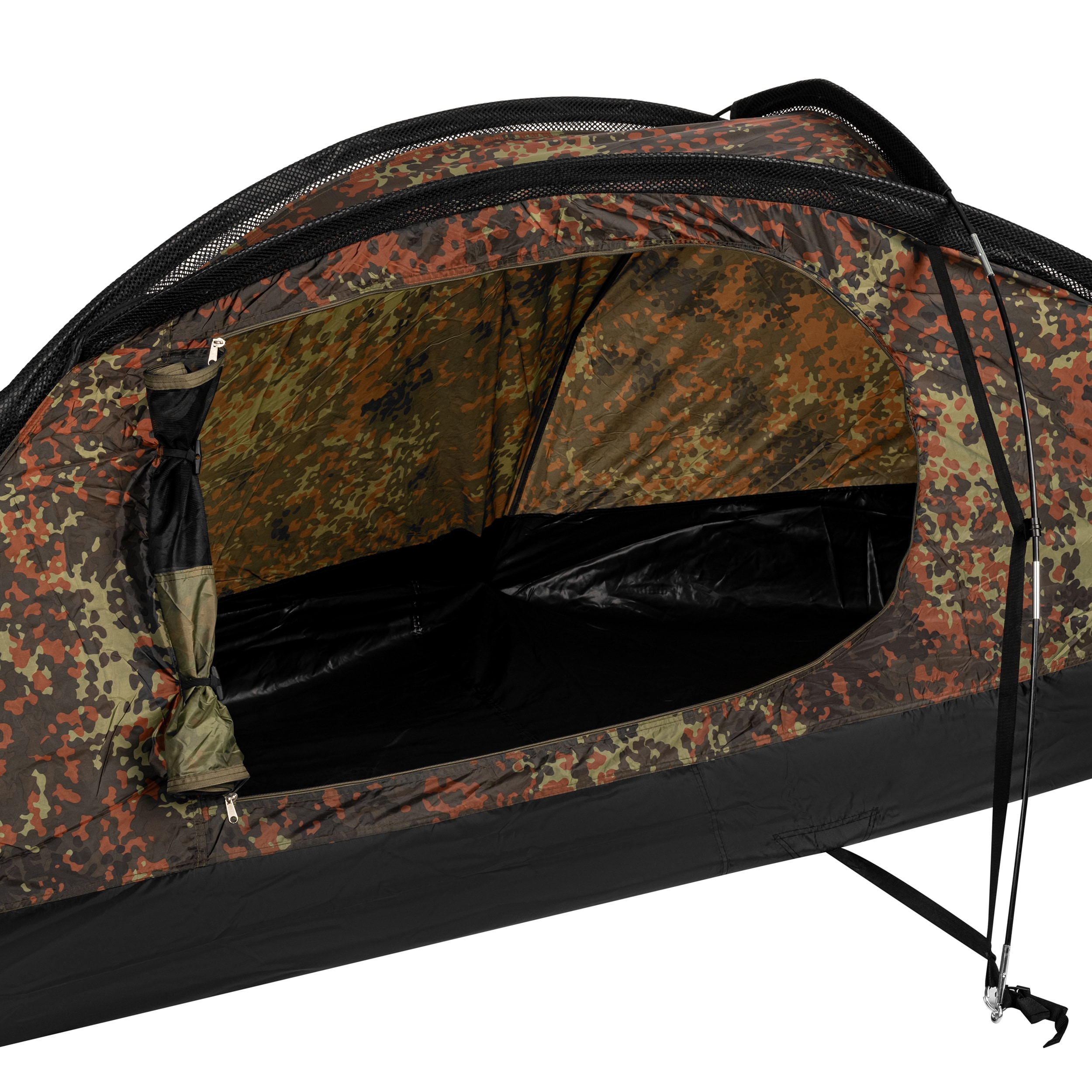 1-person tent mink Mil-Tec Recom - Flecktarn