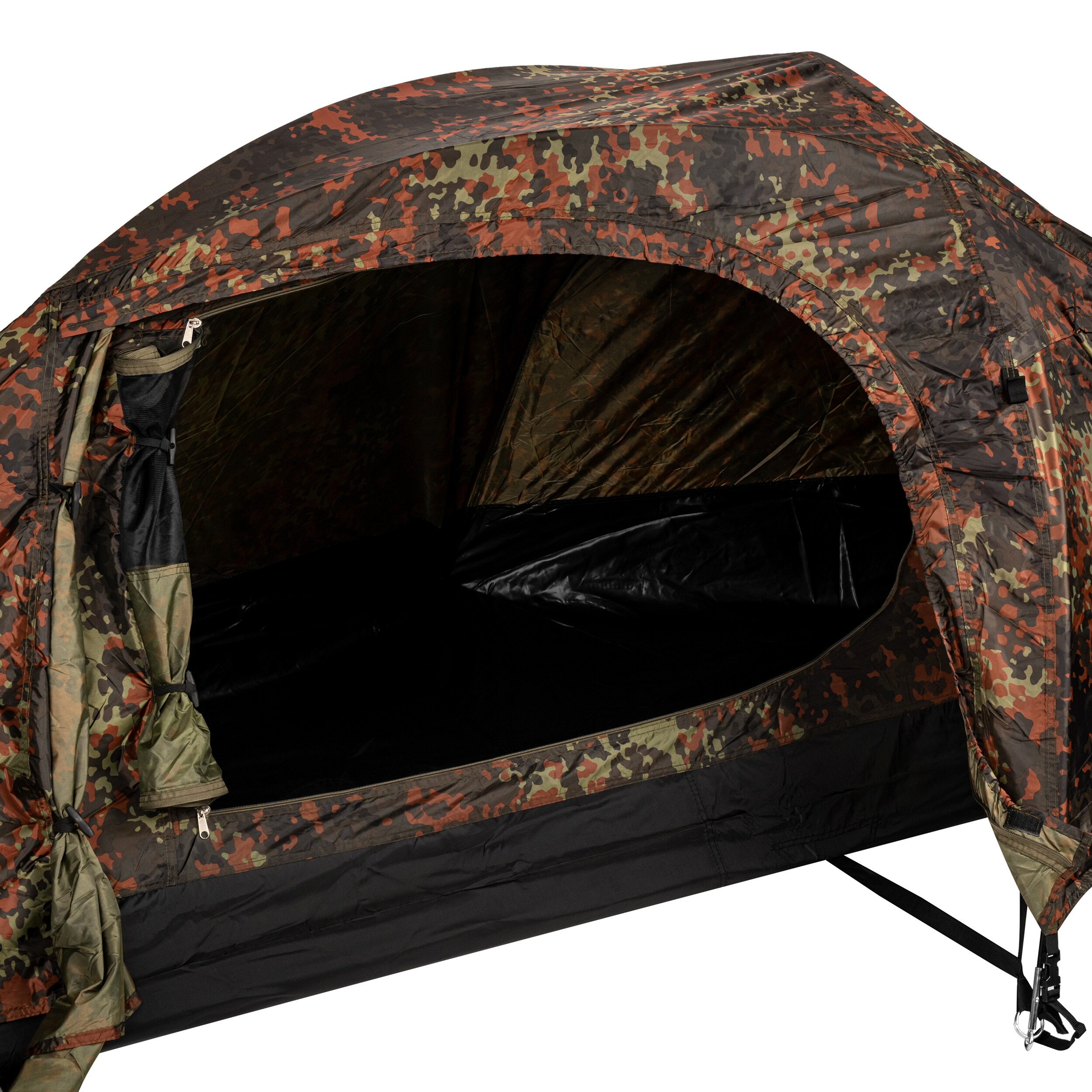 1-person tent mink Mil-Tec Recom - Flecktarn