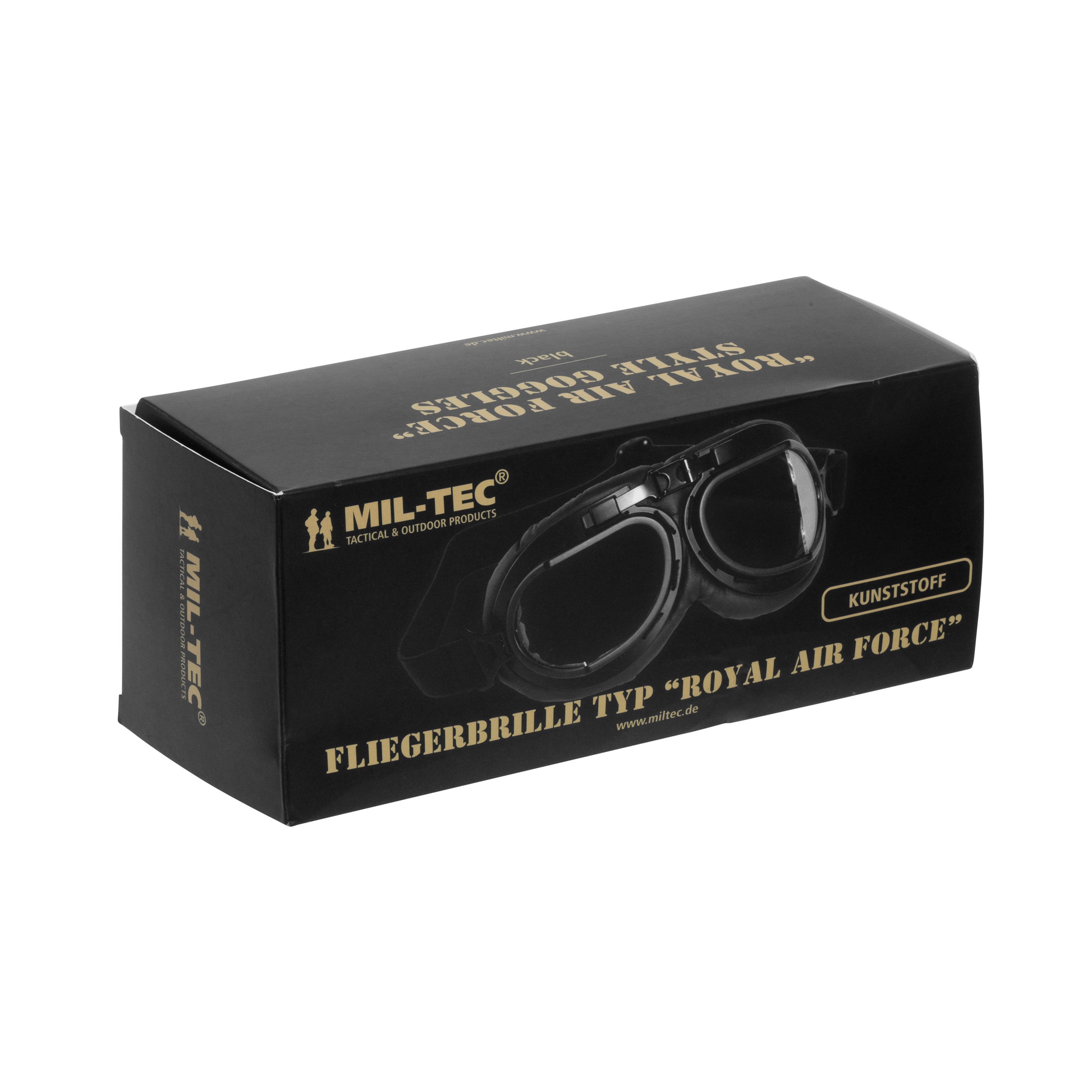 Mil-Tec RAF Aviation Goggles Replica Black